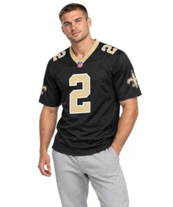 New Orleans Saints Spencer Rattler Black Team Jersey – Legendary Player 7XL