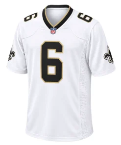 New Orleans Saints Tyler Shough Jersey White Bold QB Spirit 7XL