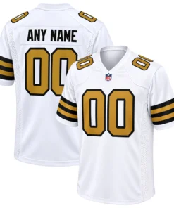 New Orleans Saints White Alternate Game Jersey – Legendary Big & Tall