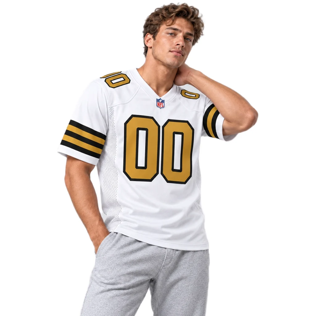 New Orleans Saints White Alternate Jersey – Legendary Big & Tall
