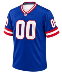NY Giants Throwback Jersey Blue 2026 Custom Bold Name & Number