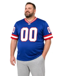 NY Giants Throwback Jersey Blue 2026 Custom Bold Name & Number
