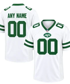 NY Jets Away Jersey 2026 Personalized Bold Name & Numbers