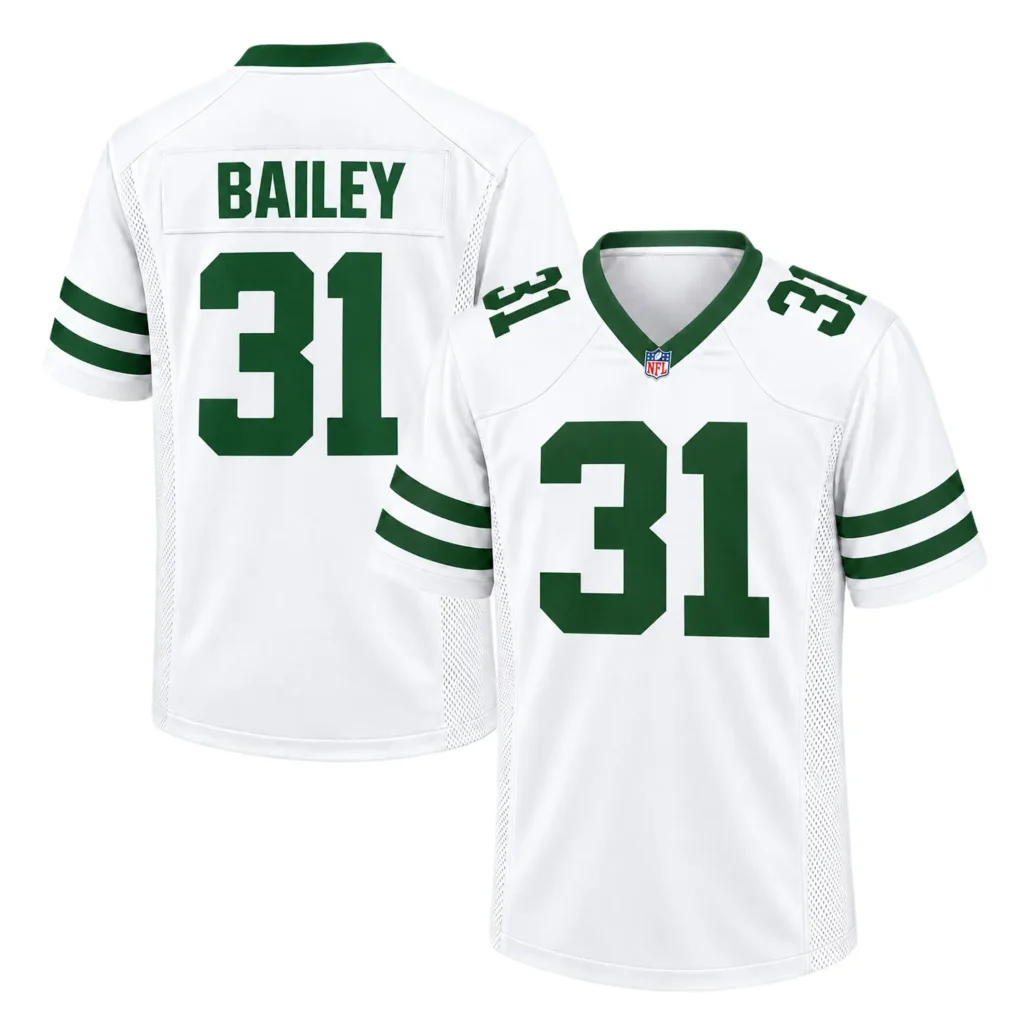 Ny Jets David Bailey Away Jersey 2026 Elite White Style