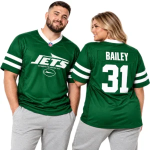 NY Jets David Bailey Home Jersey 2026 Bold Name & Number