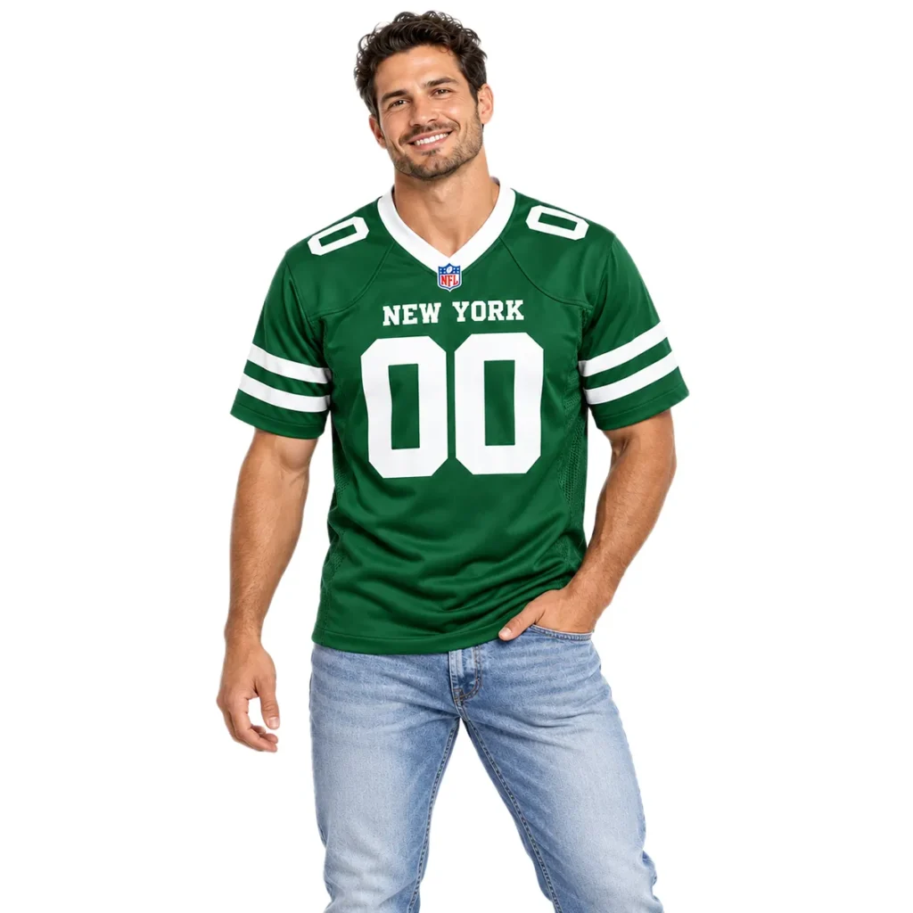 Personalized NY Jets Green Jersey History Dynamic Style