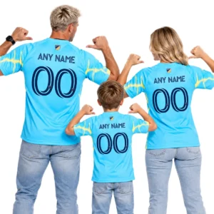 Family wearing Philadelphia Union 2026 Away Jersey