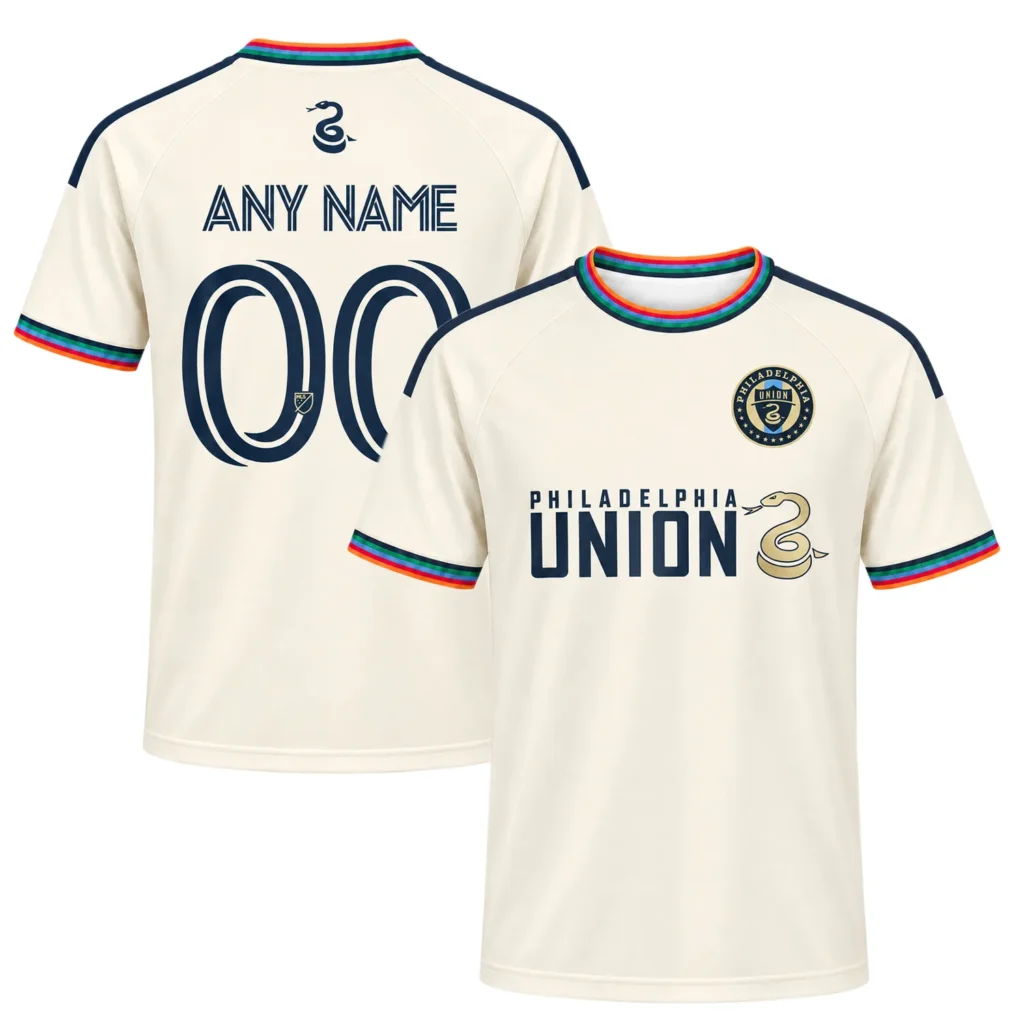 Philadelphia Union Third Jersey 2026 Custom Player Vibrant Style