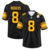 Pittsburgh Steelers Aaron Rodgers Black Alternate Jersey – Elite QB Style