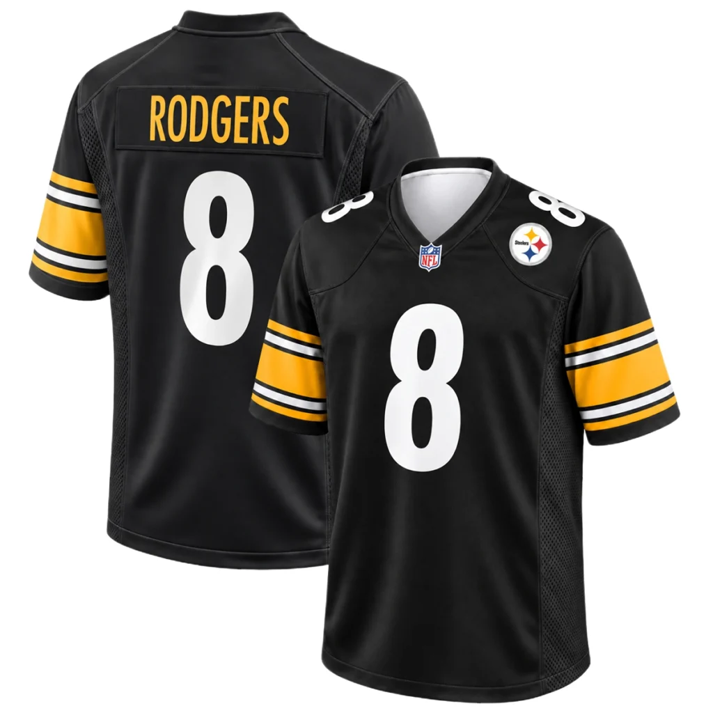 Pittsburgh Steelers Aaron Rodgers Jersey – Bold Fan Style