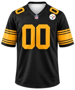 Pittsburgh Steelers Black Alternate Jersey – Custom Fan Style