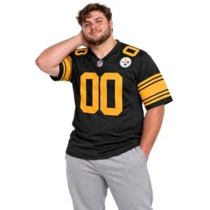 Pittsburgh Steelers Black Alternate Jersey – Custom Fan Style