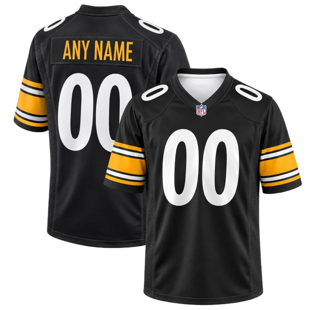 Pittsburgh Steelers Black NFL Jersey – Elite Custom Team Style