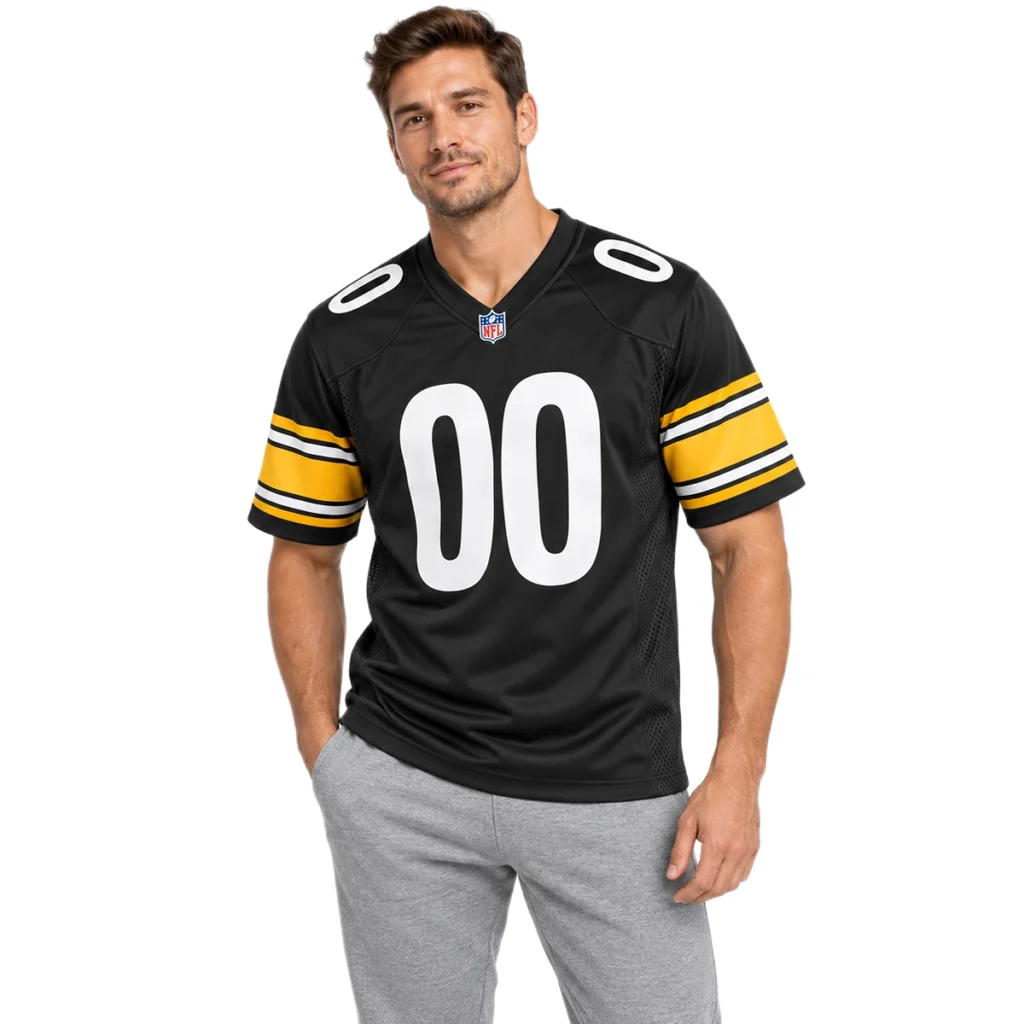 Pittsburgh Steelers Black NFL Jersey – Elite Custom Team Style