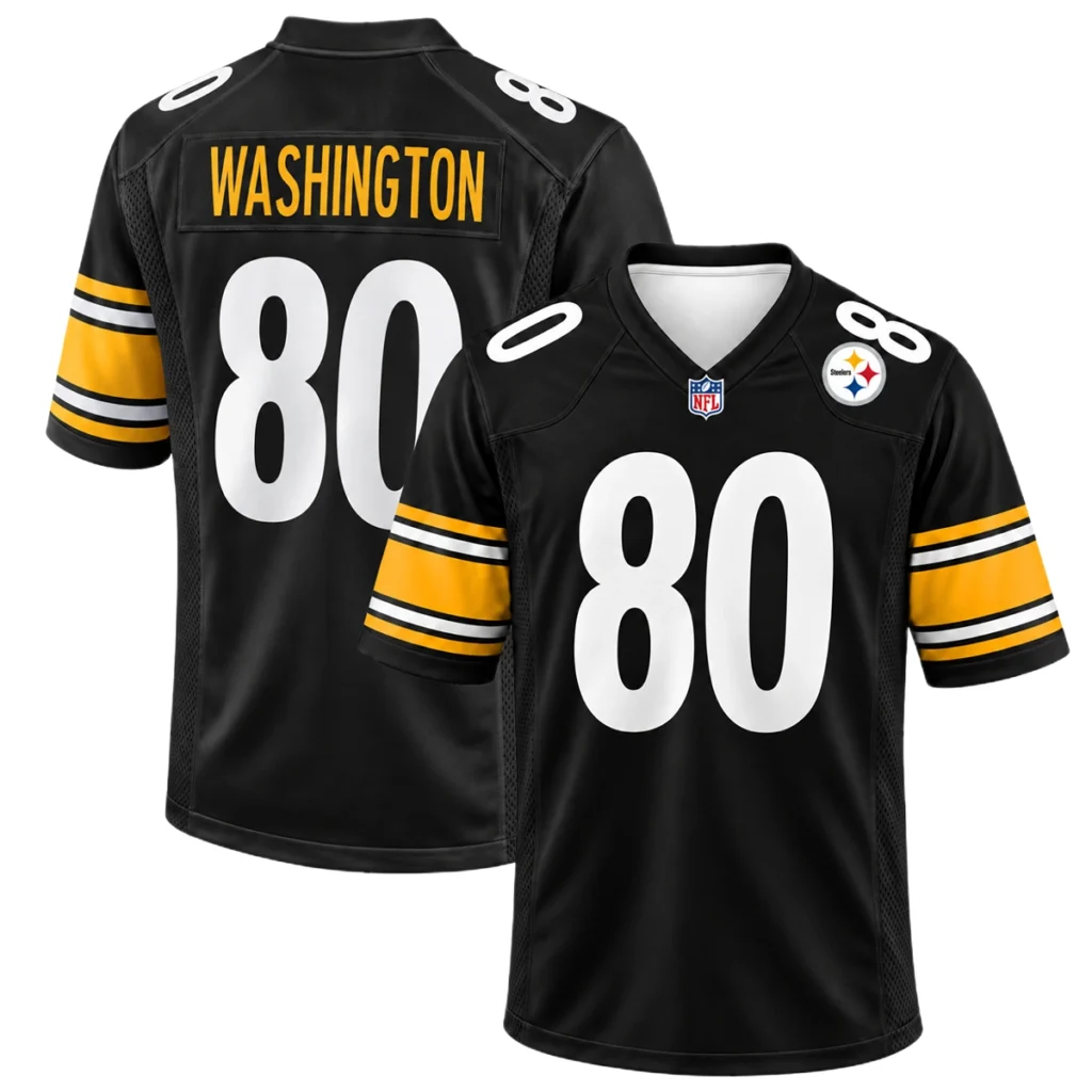 Pittsburgh Steelers Darnell Washington Black Jersey – Bold Player Edition