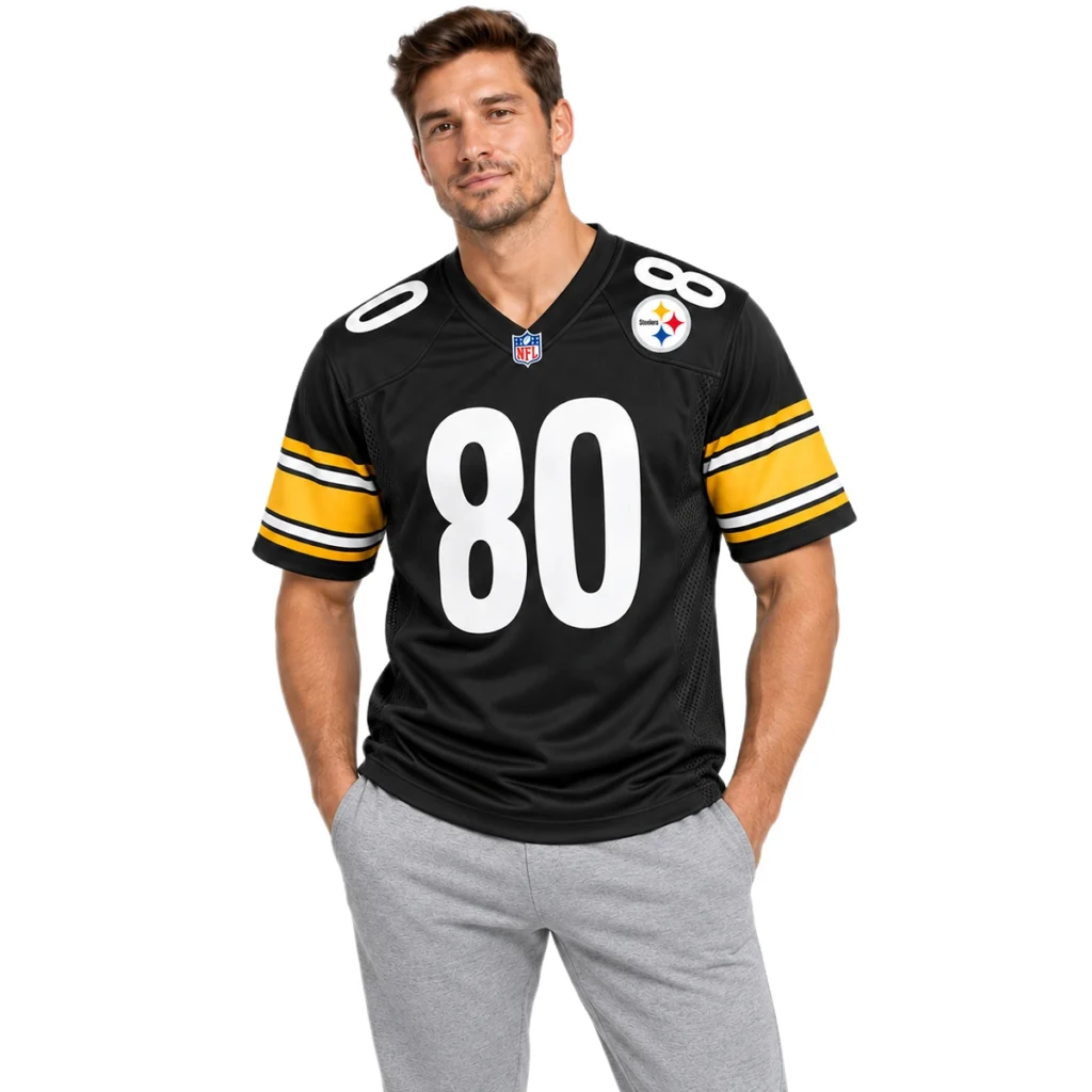 Pittsburgh Steelers Darnell Washington Black Jersey – Bold Player Edition