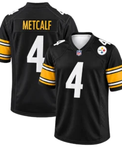 Pittsburgh Steelers DK Metcalf Black Jersey – Bold Player Edition