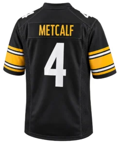 Pittsburgh Steelers DK Metcalf Black Jersey – Bold Player Edition