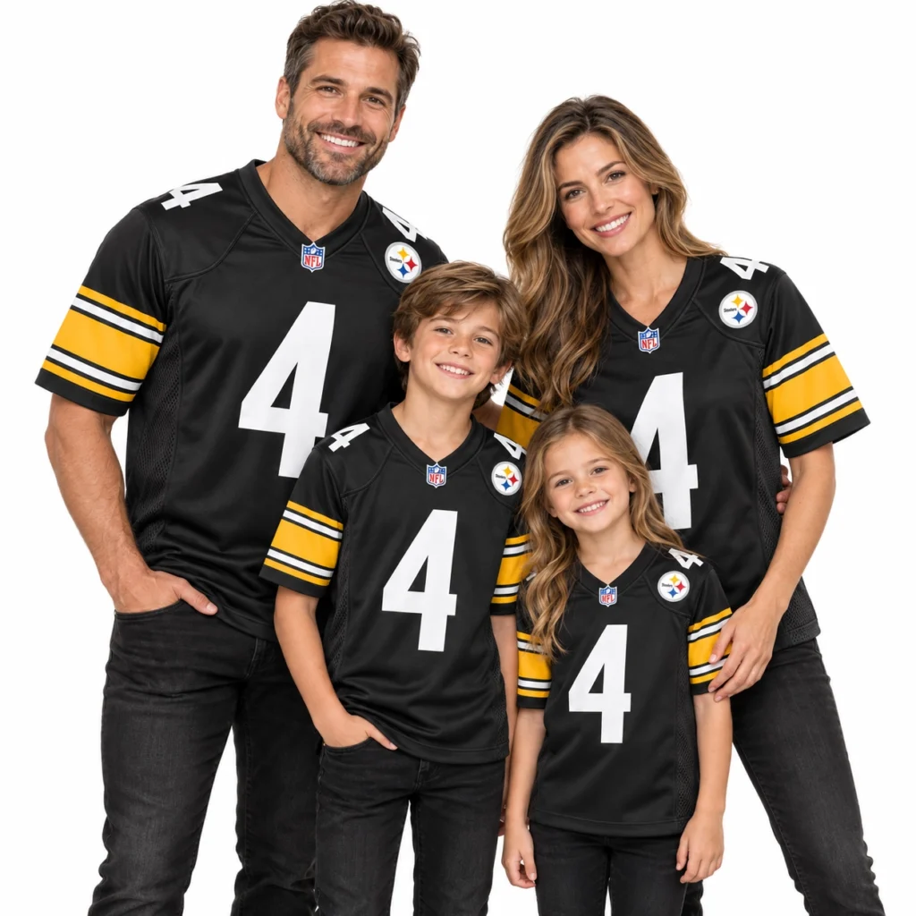 Pittsburgh Steelers DK Metcalf Black Jersey – Bold Player Edition