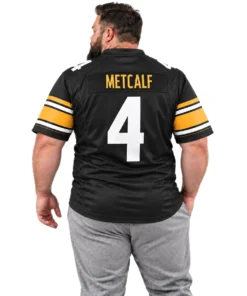 Pittsburgh Steelers DK Metcalf Black Jersey – Bold Player Edition