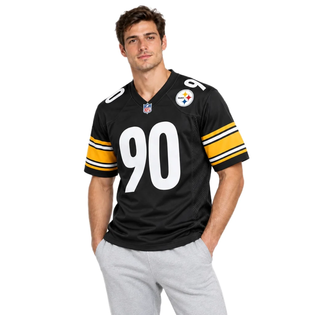 Pittsburgh Steelers TJ Watt Black Jersey – NFL Fan Gear