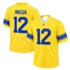 Puka Nacua Rams Jersey 2026 Dynamic NFL baseball Style