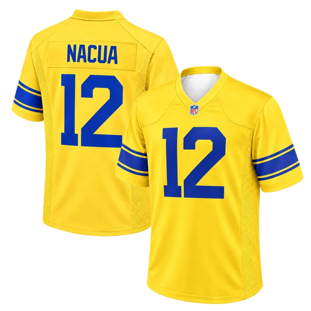 Puka Nacua Rams Jersey 2026 Dynamic NFL baseball Style