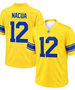 Puka Nacua Rams Jersey 2026 Dynamic NFL baseball Style