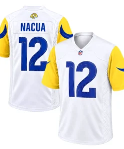 Rams Puka Nacua Jersey 2026 Dynamic NFL Away baseball Style