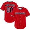Red Cleveland Guardians Alternate Jersey Custom Limited