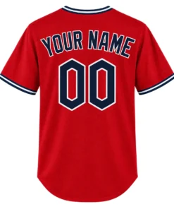 Red Cleveland Guardians Alternate Jersey Custom Limited