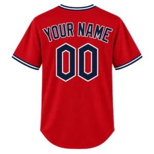 Red Cleveland Guardians Alternate Jersey Custom Limited