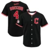 Rocchio Black Cleveland Guardians Jersey Bold Name & Number