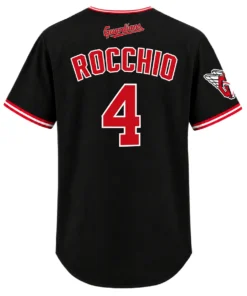 Rocchio Black Cleveland Guardians Jersey Bold Name & Number