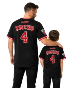 Rocchio Black Cleveland Guardians Jersey Bold Name & Number