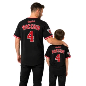 Rocchio Black Cleveland Guardians Jersey Bold Name & Number