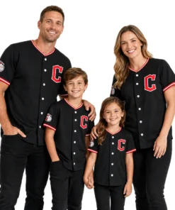 Rocchio Black Cleveland Guardians Jersey Bold Name & Number