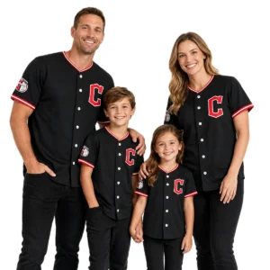 Rocchio Black Cleveland Guardians Jersey Bold Name & Number