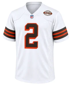 Cleveland Browns Myles Garrett White Jersey – Legendary Alternate Edition