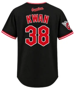 Steven Kwan Guardians Black Jersey 2026 Elite Fan Gear