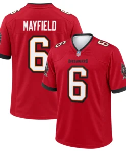 Tampa Bay Buccaneers Baker Mayfield Jersey – Bold Red 2026 Home Game Style