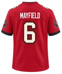 Tampa Bay Buccaneers Baker Mayfield Jersey – Bold Red 2026 Home Game Style