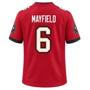 Tampa Bay Buccaneers Baker Mayfield Jersey – Bold Red 2026 Home Game Style