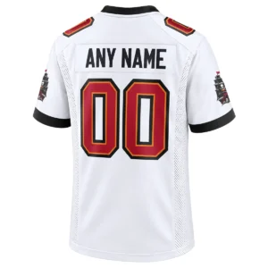 Tampa Bay Buccaneers Custom Jersey – Exclusive White Away 2026 Fan Edition