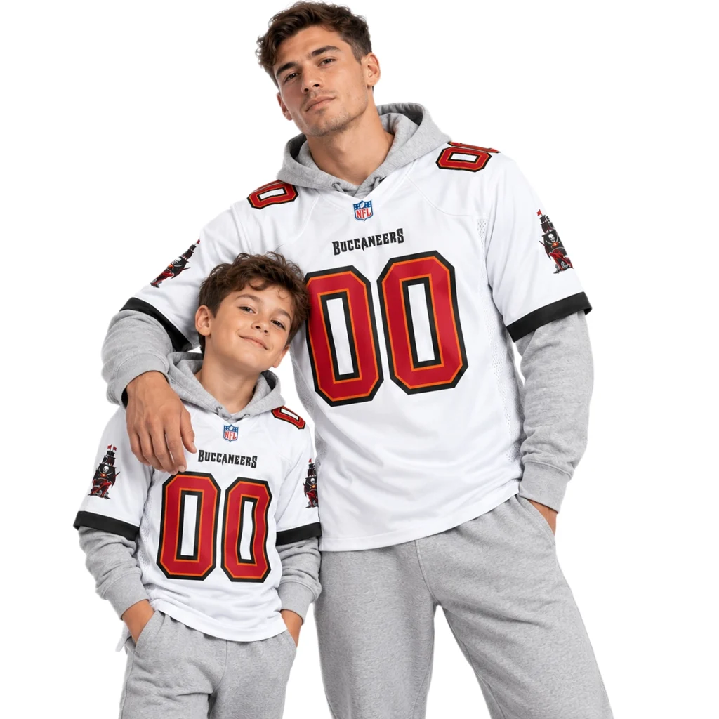 Tampa Bay Buccaneers Custom Jersey – Exclusive White Away 2026 Fan Edition