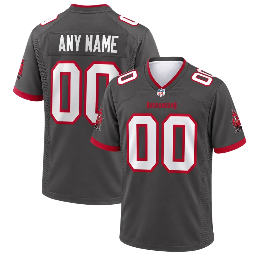 Tampa Bay Buccaneers Custom Pewter Jersey – Elite 2026 Alternate Style