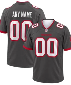 Tampa Bay Buccaneers Custom Pewter Jersey – Elite 2026 Alternate Style