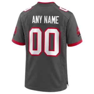 Tampa Bay Buccaneers Custom Pewter Jersey – Elite 2026 Alternate Style
