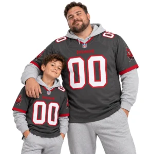 Tampa Bay Buccaneers Custom Pewter Jersey – Elite 2026 Alternate Style