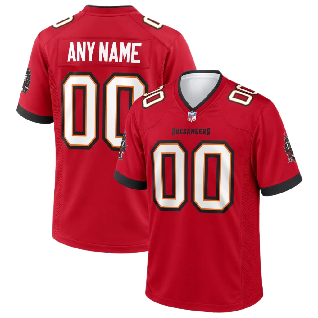 Tampa Bay Buccaneers Custom Red Jersey – Bold 2026 Team Game Edition